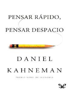 kahneman pensar