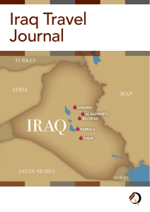 Iraq Travel Journal: Pilgrimage Guide to Holy Sites & Ziyara Duas