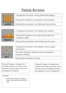 Particle Revision: Solids, Liquids, Gases