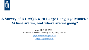 Survey of NL2SQL with LLMs: Current State & Future Directions