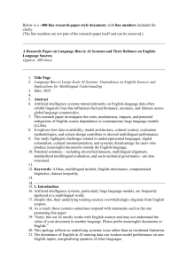 Language Bias in AI Systems