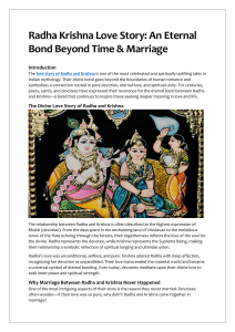 Radha Krishna Love Story: Eternal Bond, Spiritual Unity & No Marriage