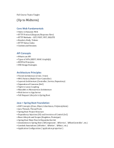 Web Development Course Syllabus: Core Topics & Java Spring Boot