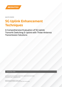 5G Uplink Enhancement Techniques: Transmit Switching & 3Tx Solutions