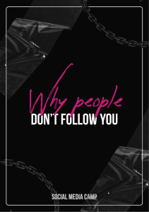 Why People Don't Follow You: Social Media Tips
