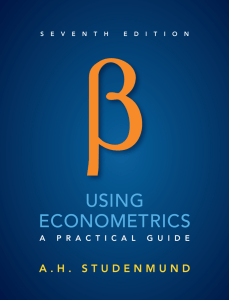 Using Econometrics: A Practical Guide 7th Edition Textbook