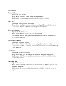 Philosophers & Ideologies: Liberalism, Collectivism, Revolutions Summary