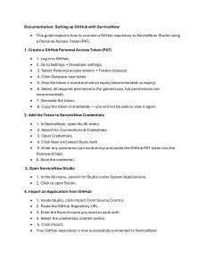 ServiceNow GitHub Integration & OAuth 2.0 Client Credentials Guide