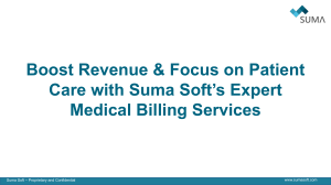 Boost Revenue & Focus on Patient Care with Suma Soft's Expert Medical Billing Services