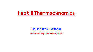 Heat & Thermodynamics: Degree of Freedom & Equipartition of Energy