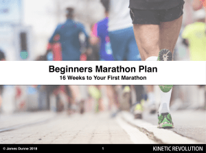 Beginners Marathon Plan: 16 Weeks to Your First Marathon Training