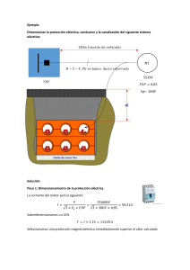Dimensionamiento el&eacute;ctrico: protecci&oacute;n, conductor y canalizaci&oacute;n