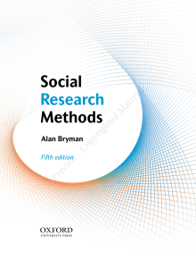 Social Research Methods - Bryman 5th Ed.