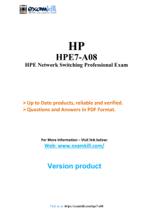 HPE7-A08 Exam PDF Questions & Answers &ndash; Aruba Certified Network Security Professional Dumps 2025