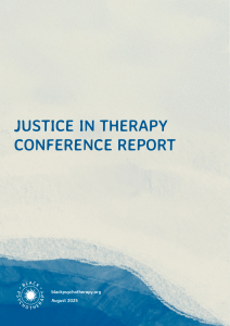 Justice in Therapy Conference Report | Black Psychotherapy August 2025