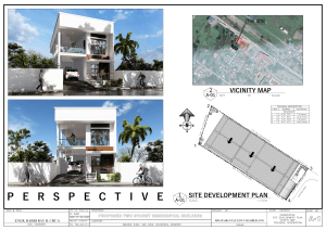 Proposed Two-Storey Residential Building Plans