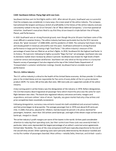 Southwest Airlines Case Study: Low-Cost Strategy