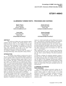 Aluminizing Turbine Parts: Processes & Coatings for Gas Turbines