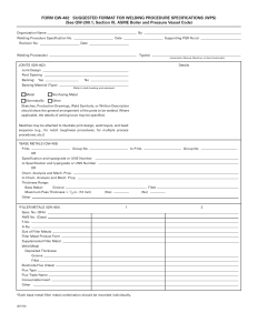 ASME QW-482 Welding Procedure Spec Form