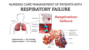 Nursing Care for Respiratory Failure