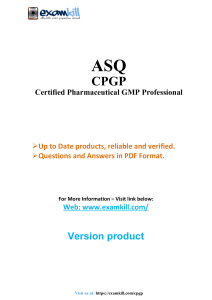 CPGP Certification Guide &ndash; Certified Professional in Grants Management Overview