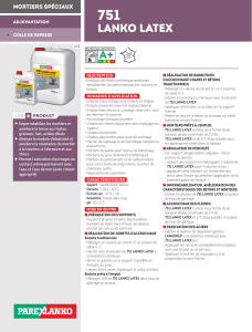 Fiche Technique LANKO LATEX 751