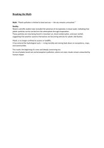 Plastic Pollution in the Sky: Microplastics in Clouds & Rain