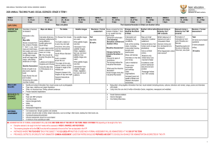 2026 Grade 8 Social Sciences Annual Teaching Plan: Term 1 & 2