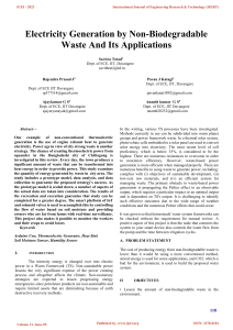 Waste-to-Electricity via Thermoelectric Generation