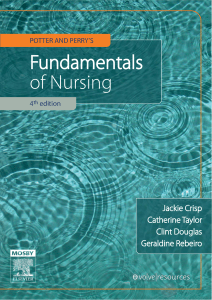 Potter and Perry's Fundamentals of Nursing 4th Edition Textbook