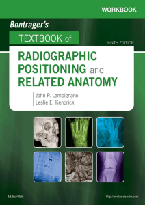Bontrager's Textbook of Radiographic Positioning and Related Anatomy 9th Edition PDF