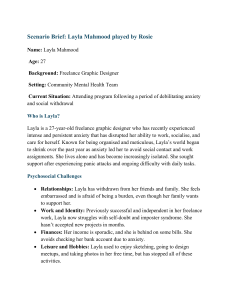 Mental Health Scenario Briefs: Anxiety & Psychosis Case Studies