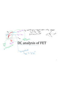 MOSFET DC Analysis Guide