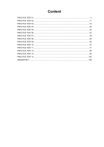 TOEFL Practice Tests 01-14 with Answer Key