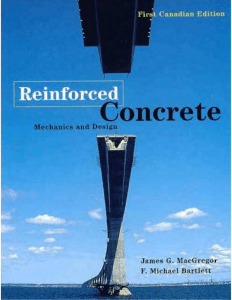 Reinforced Concrete: Mechanics and Design Textbook | Civil Engineering