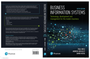 Business Information Systems: Technology, Development & Management