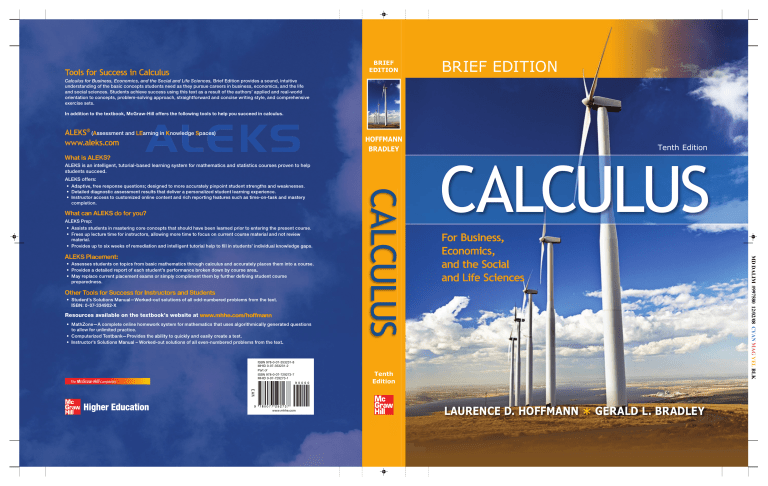 Calculus For Business And Social Science