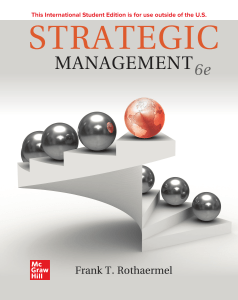 Strategic Management 6e by Rothaermel | Business Textbook