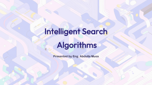 Uniform Cost Search Algorithms Lecture