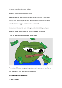 GMGN Tutorial: Beginner's Guide to Meme Coin Trading & Analysis