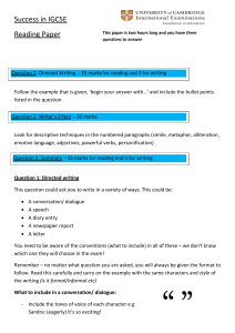 IGCSE Reading Paper Guide: Success Tips & Exam Strategies