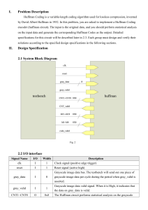 CS2 Final Exam: Huffman Tree & Coding for HOT CHOCOLATE