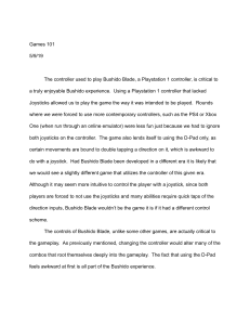 Bushido Blade Controller Analysis