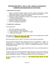 PGP 2025-27 DS2 Term Project Guidelines: Optimization & Modeling