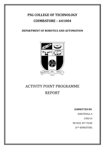 PSG Tech Community Service Activity Report