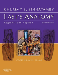 Last's Anatomy 12th Edition: Regional and Applied Anatomy Textbook