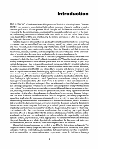 DSM-5 Introduction and Revision Process