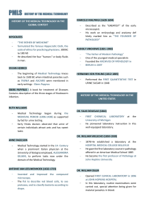 History of Medical Technology