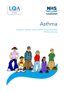 Asthma Guide for Parents, Carers, Children & Young People