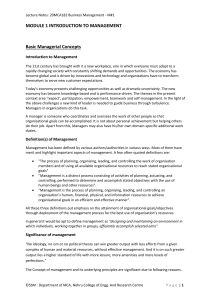 Management Theories Quiz